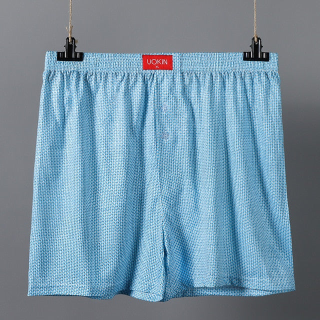 Men's Underpants Boxers Breathable Pants Cool Loose Boxer Men Cozy Man's Underwear Soft Boxershorts Men Underwear