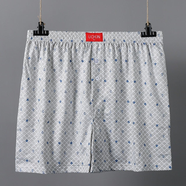 Men's Underpants Boxers Breathable Pants Cool Loose Boxer Men Cozy Man's Underwear Soft Boxershorts Men Underwear
