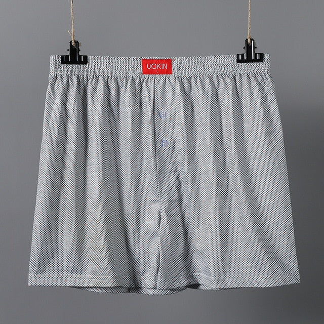Men's Underpants Boxers Breathable Pants Cool Loose Boxer Men Cozy Man's Underwear Soft Boxershorts Men Underwear