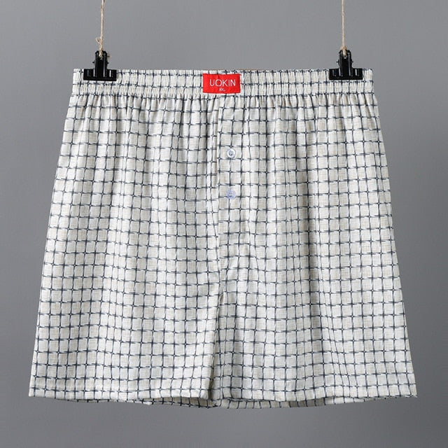 Men's Underpants Boxers Breathable Pants Cool Loose Boxer Men Cozy Man's Underwear Soft Boxershorts Men Underwear