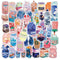 50PCS Summer Cute Flavored Drink Stickers PVC Kawaii Cartoon Beverage Decal sticker For Girl DIY Laptop Stationery Water Bottle