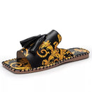 2021 Women's Sandals Fashion Tassels Summer Shoes Brand Beach Slides Retro Print Shoes For Women Flat Slipper Outdoor Sandals