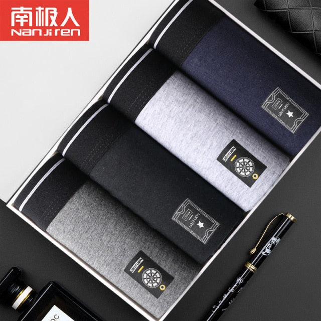 Men's Boxer Underwear Men Cotton Boxers Homme Brand Mens Underpants Male Panties Breathbale U Convex Pouch Printed Shorts L-3XL