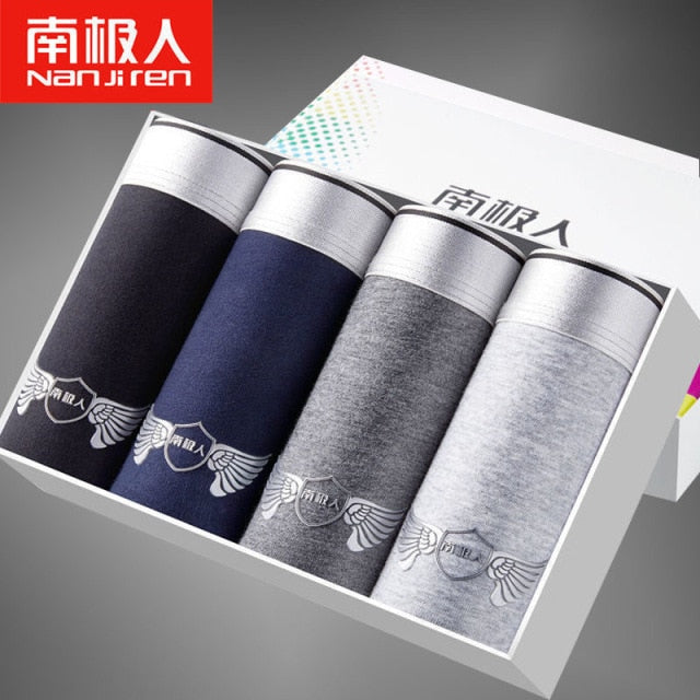 Men's Boxer Underwear Men Cotton Boxers Homme Brand Mens Underpants Male Panties Breathbale U Convex Pouch Printed Shorts L-3XL