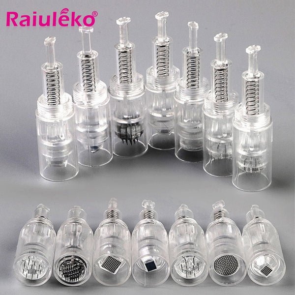 100/50pcs Needle Cartridge for Ultima A6 Nano/9 Pin/12 Pin/36 Pin/42 Pin Micro Needle Replacement Derma Tattoo Bayonet Screw