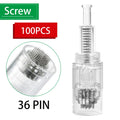 100/50pcs Needle Cartridge for Ultima A6 Nano/9 Pin/12 Pin/36 Pin/42 Pin Micro Needle Replacement Derma Tattoo Bayonet Screw
