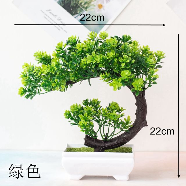 Green Artificial Pine Tree Monstera Persian Grass Eucalyptus Plants Bonsai Home Accessories Bedroom Living Room Decor fake Plant