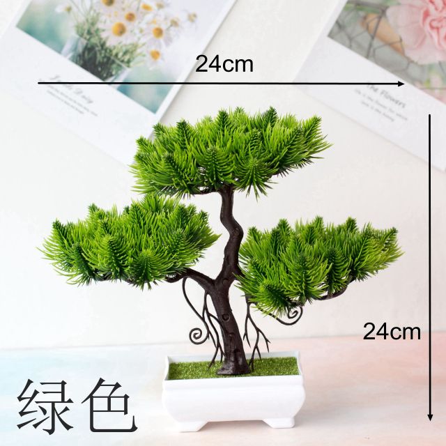 Green Artificial Pine Tree Monstera Persian Grass Eucalyptus Plants Bonsai Home Accessories Bedroom Living Room Decor fake Plant