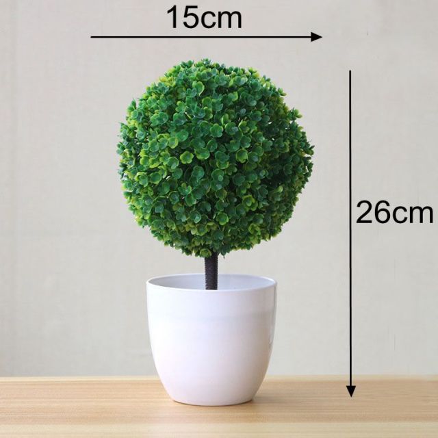Green Artificial Pine Tree Monstera Persian Grass Eucalyptus Plants Bonsai Home Accessories Bedroom Living Room Decor fake Plant
