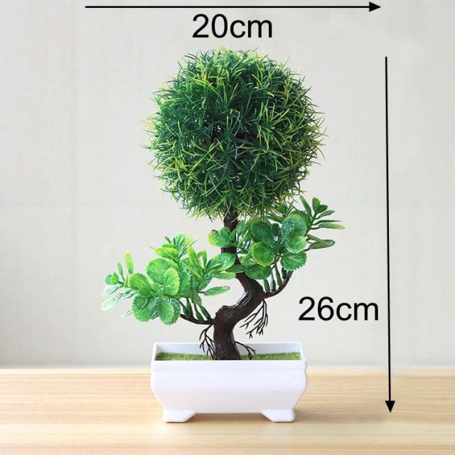 Green Artificial Pine Tree Monstera Persian Grass Eucalyptus Plants Bonsai Home Accessories Bedroom Living Room Decor fake Plant