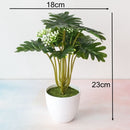 Green Artificial Pine Tree Monstera Persian Grass Eucalyptus Plants Bonsai Home Accessories Bedroom Living Room Decor fake Plant