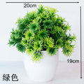 Green Artificial Pine Tree Monstera Persian Grass Eucalyptus Plants Bonsai Home Accessories Bedroom Living Room Decor fake Plant