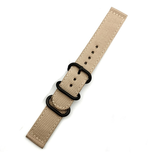 Quick Release Watch Strap for Men Women Premium Nylon NATO Watch Band with Black Stainless Buckle -18mm, 20mm,22mm,24mm