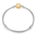 Boosbiy Silver Plated Cute Owl Snake Chain Charm Bracelet For Women Fashion Brand Bracelets DIY Jewelry Gift Making