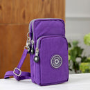 Small Shoulder Bags Nylon Women Mobile Phone Bags Mini Female Messenger Purse Lady Wallet New 2021