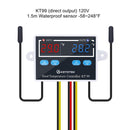 STC-3008 KT99 Dual Digital Temperature Controller Two Relay Output 12V 24V 220V Thermoregulator Thermostat With Heater Cooler
