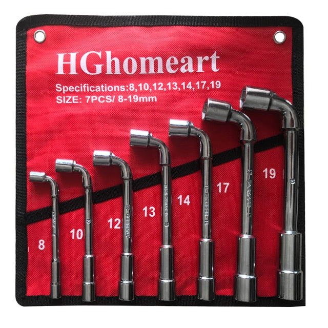 Hand Tool Pipe Wrench,Spanner Ratchet,Car Repair Tool Set,Universal Chrome Steel,Key Wrench Kit,Hand Tool,Socket Tool Set.