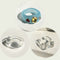 17KM 3pcs Korean Geometric Transparent Resin Acrylic Rings Set For Women Fashion Crystal Rings 2021 Trend Jewelry Gifts