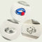 17KM 3pcs Korean Geometric Transparent Resin Acrylic Rings Set For Women Fashion Crystal Rings 2021 Trend Jewelry Gifts