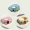17KM 3pcs Korean Geometric Transparent Resin Acrylic Rings Set For Women Fashion Crystal Rings 2021 Trend Jewelry Gifts