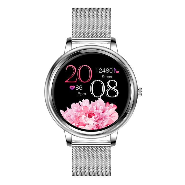 MK20 Smart Watch 2020 Full Touch Screen 39mm Diameter Women Smartwatch For Ladies And Girls Compatible With Android and IOS