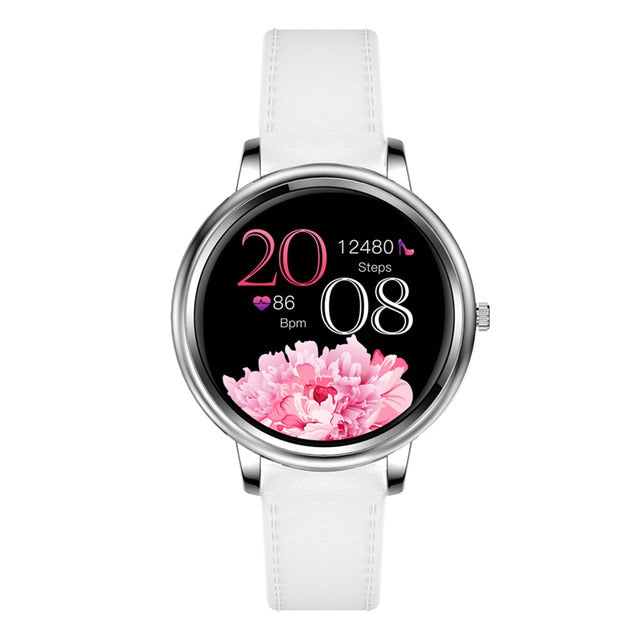 MK20 Smart Watch 2020 Full Touch Screen 39mm Diameter Women Smartwatch For Ladies And Girls Compatible With Android and IOS