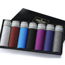 7pcs/lot Men's Panties Underpants Boxer Mens Underwear Modal Man Sexy Breathable Solid Flexible Comfortable Shorts Boxers Homme