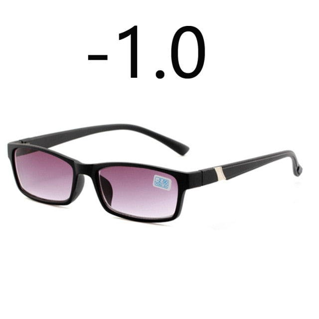 Finished Myopia Sunglasses For Unisex Gray Lens Student Diopter Myopia Glasses Women Men -1.0 -1.5 -2.0 -2.5 -3.0 -3.5 -4.0