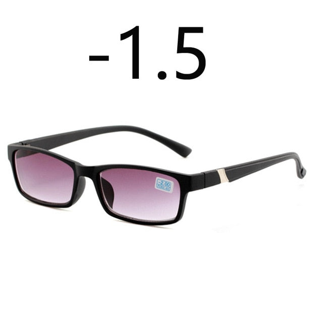 Finished Myopia Sunglasses For Unisex Gray Lens Student Diopter Myopia Glasses Women Men -1.0 -1.5 -2.0 -2.5 -3.0 -3.5 -4.0