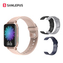 SANLEPUS 2021 New Smart Watch Men Women Bluetooth Call Watch Waterproof Smartwatch MP3 Player For OPPO Android Apple Xiaomi