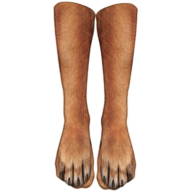 Funny Leopard Tiger Cotton Socks For Women Happy Animal Kawaii Unisex Socks Harajuku Cute Casual High Ankle Socks Female Party