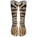 Funny Leopard Tiger Cotton Socks For Women Happy Animal Kawaii Unisex Socks Harajuku Cute Casual High Ankle Socks Female Party