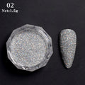 Nail Art Mirror Pigment Powder  Nail Glitters Metallic Color for Nail Art UV Gel Polishing Rose Gold Silver Colors