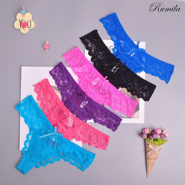 8color Gift full beautiful lace Women's Sexy lingerie Thongs G-string Underwear Panties Briefs Ladies T-back  1pcs/Lot 169