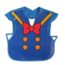 Disney Cute Baby Adjustable Bibs EVA Waterproof Sleeveless Lunch Feeding Bibs Baby Cartoon Feeding Cloth Children Baby Apron