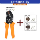 SN-48B SN-2 Wire Crimping Pliers 0.5-2.5mm2 20-13AWG for Box TAB 2.8 4.8 6.3 SM2.5 XH2.54 Terminals Sets Electrical Hand Tools