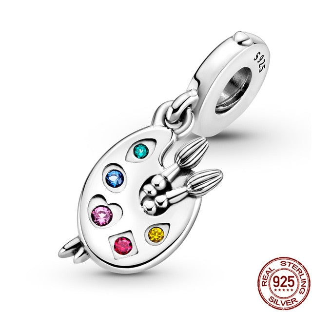 Hot Sale 100% Real 925 Sterling Silver Ariel Balloon Charm Fit Original Pandora Bracelet Making Fashion DIY Jewelry For Women