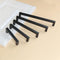 3-15Inch Black Cabinet Handles Stainless Steel Square Closet Drawer Cupboard Pulls Bathroom Door Knobs Furniture Kitchen Handle