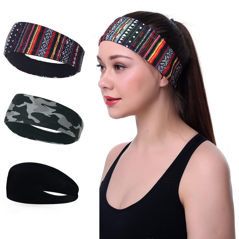 women Sports Headband Stretch Elastic men Yoga Running hair band for men Outdoor Sport Headwrap Fitness sports yoga  hair band