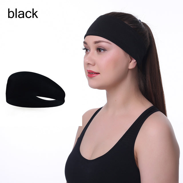 women Sports Headband Stretch Elastic men Yoga Running hair band for men Outdoor Sport Headwrap Fitness sports yoga  hair band