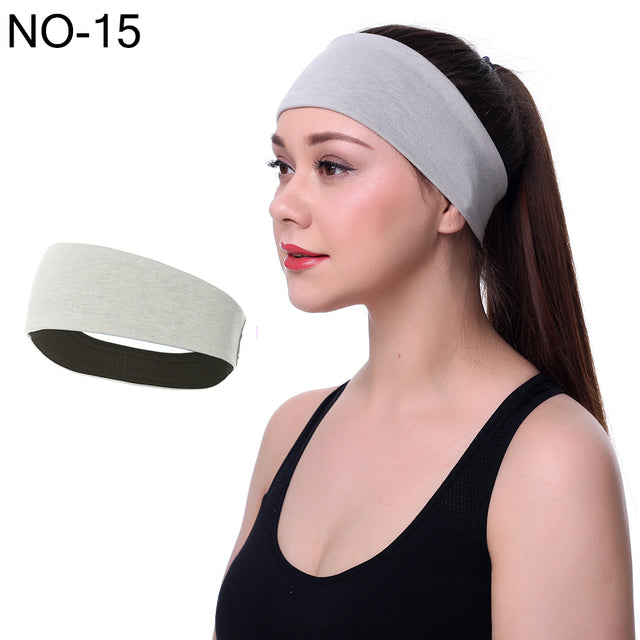 women Sports Headband Stretch Elastic men Yoga Running hair band for men Outdoor Sport Headwrap Fitness sports yoga  hair band