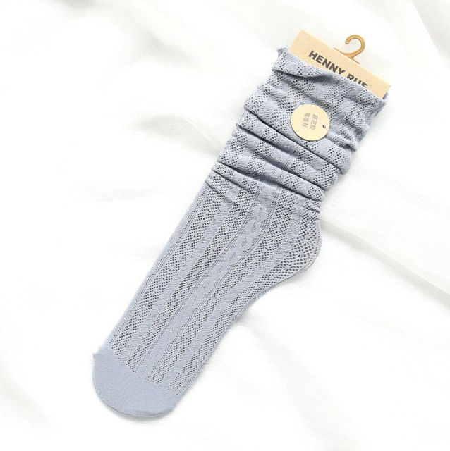 Woman Socks 1 Pair fashion Spring New Fashion Socks Summer Solid Hollow Out Women Soft Cute Long Socks For Women Mesh Thin Socks