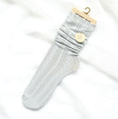 Woman Socks 1 Pair fashion Spring New Fashion Socks Summer Solid Hollow Out Women Soft Cute Long Socks For Women Mesh Thin Socks