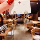 Tassel earrings high sense of 2020 new trendy earrings female Korean long fashion earrings elegant exquisite Women's Earrings