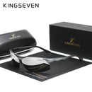 Genuine KINGSEVEN Polarized Men Aluminum Sunglasses Driving Mirror Lens Male Sun Glasses Aviation Women For Men Eyewear 9126