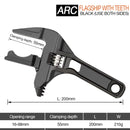 DTBD Multi-function Short Handle Universal Wrench Large Opening Bathroom Pipe Wrench  Adjustable Aluminum Alloy Repair Tool