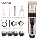 Dicway Pet Cat Hair Clippers for dogs Rechargeable Grooming Shaver professional Set Electric Shear Hair Trimmer for Animal kit
