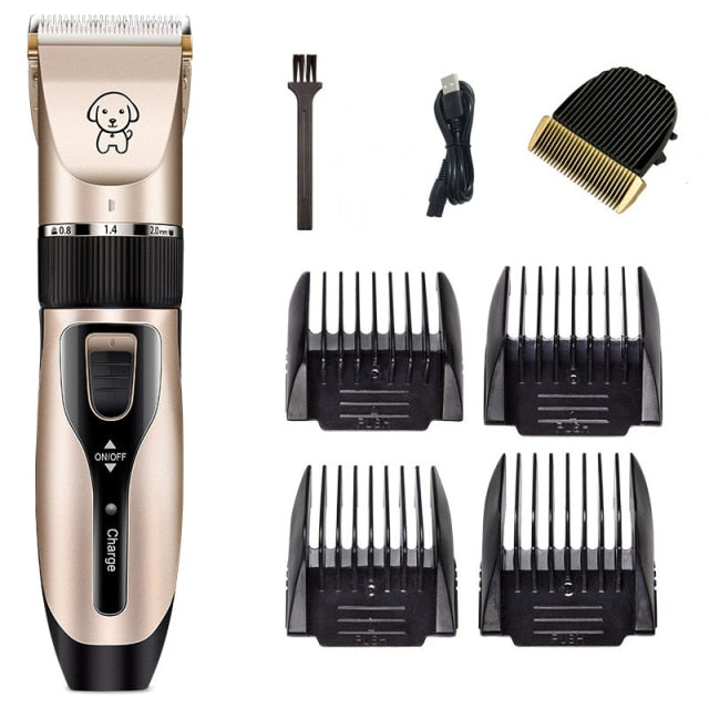 Dicway Pet Cat Hair Clippers for dogs Rechargeable Grooming Shaver professional Set Electric Shear Hair Trimmer for Animal kit