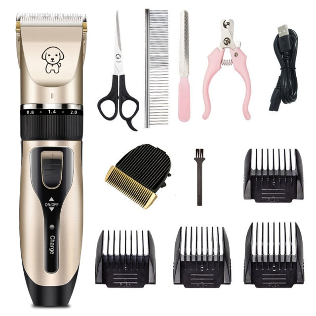 Dicway Pet Cat Hair Clippers for dogs Rechargeable Grooming Shaver professional Set Electric Shear Hair Trimmer for Animal kit