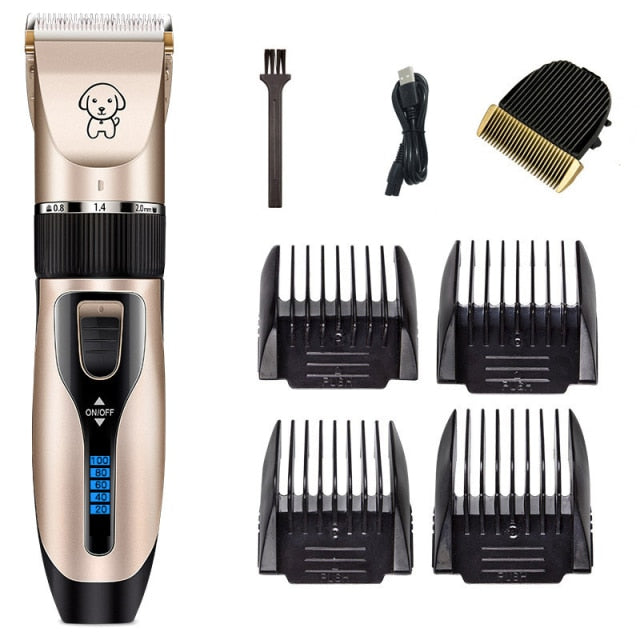 Dicway Pet Cat Hair Clippers for dogs Rechargeable Grooming Shaver professional Set Electric Shear Hair Trimmer for Animal kit